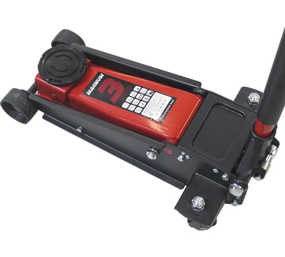 Домкрат подкатной Wiederkraft г/п 3т, 120-460мм WDK-Magnum 3000