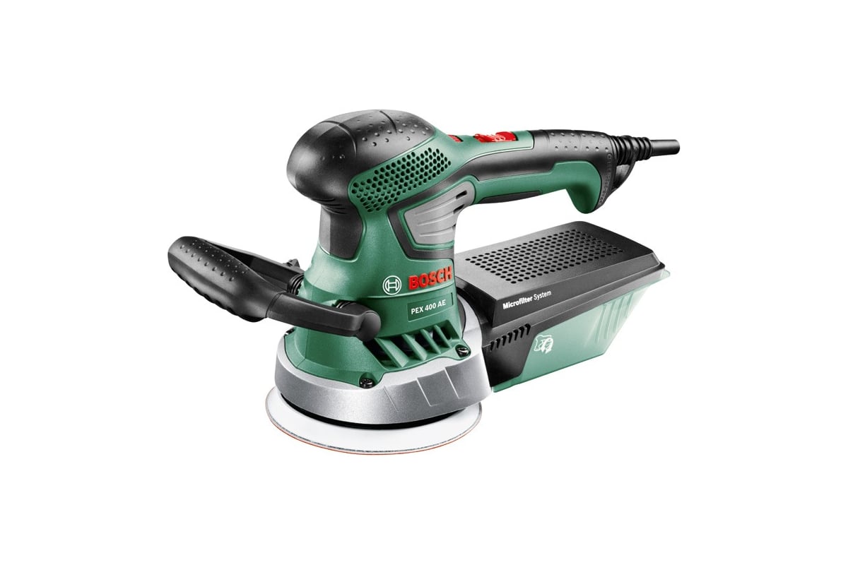 Эксцентриковая шлифмашина Bosch PEX 400 AE + 25 шлифлистов 0.603.3A4.002