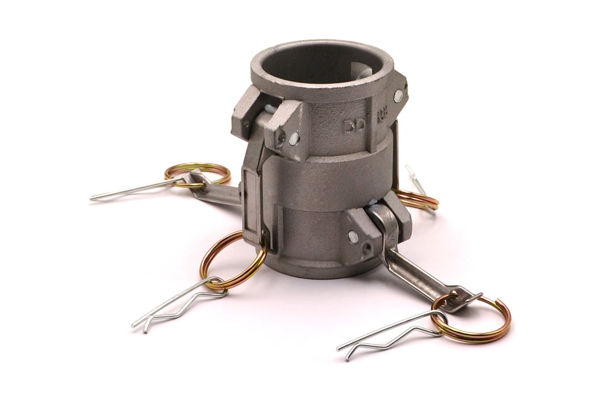 Камлок переходной алюминиевый HIMPT DD-150 (МАМА 38мм + МАМА 38мм) 1 1/2" х 1 1/2" 00-00012303