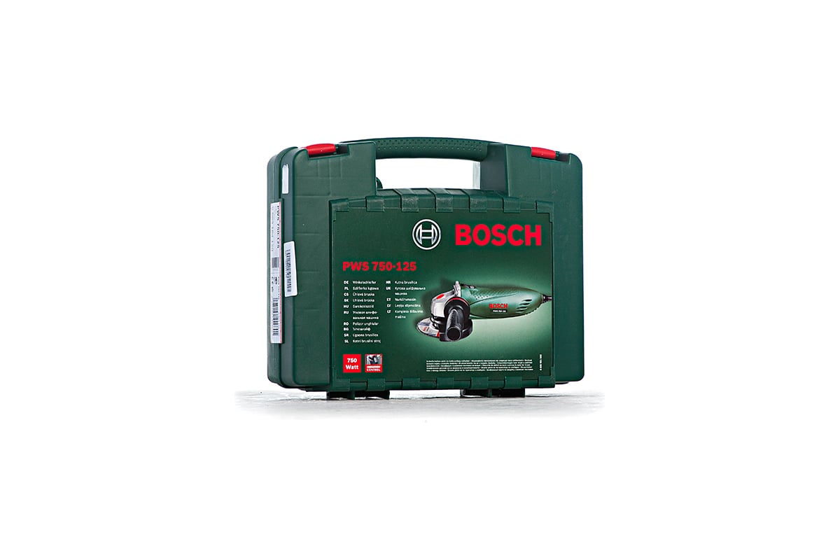 Угловая шлифмашина Bosch PWS 750-125 0.603.164.120