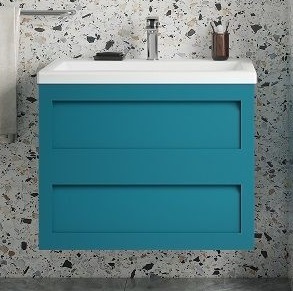Мебель для ванной Art&Max Platino 58 см бирюзовый матовый