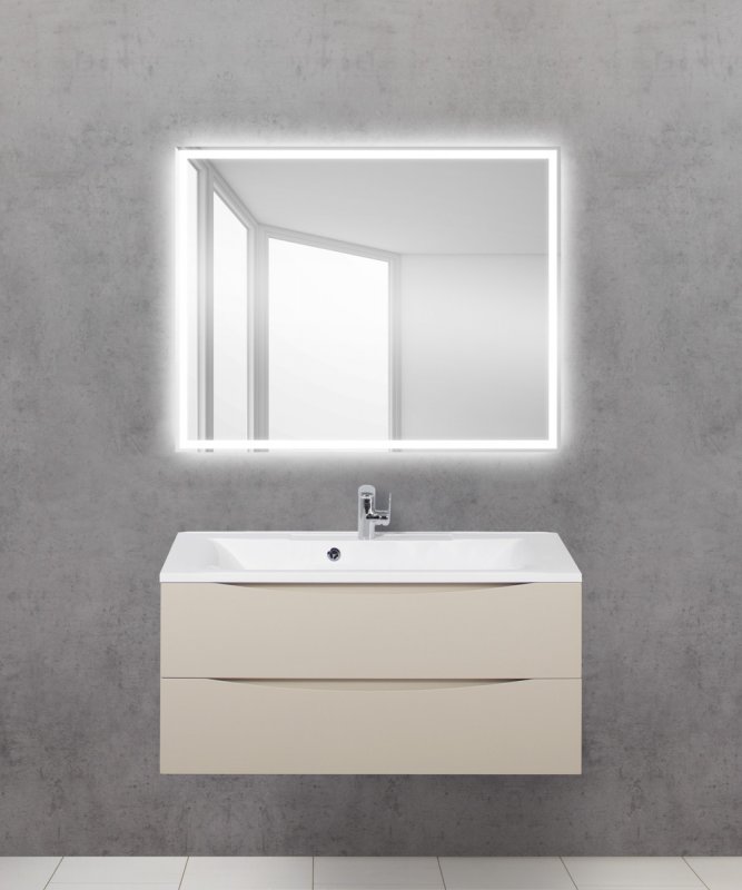 Зеркало BelBagno SPC-GRT-1000-800-LED-TCH 100x80 см сенсорный выключатель