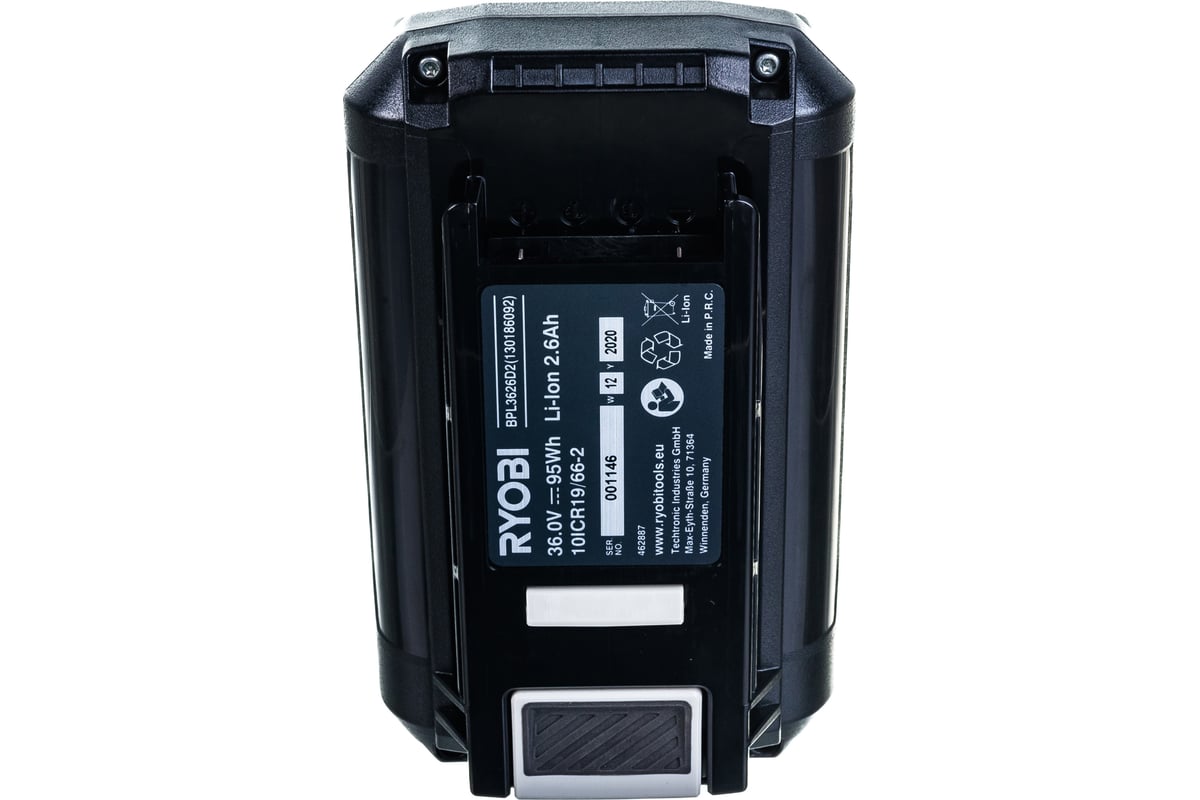 Аккумуляторная батарея (36В; 2.6 Ач; Lithium+) Ryobi BPL3626D2 5133004386