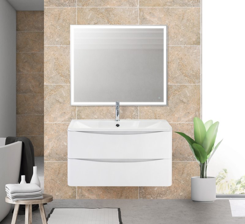 Мебель для ванной BelBagno Acqua 90 см Bianco Lucido