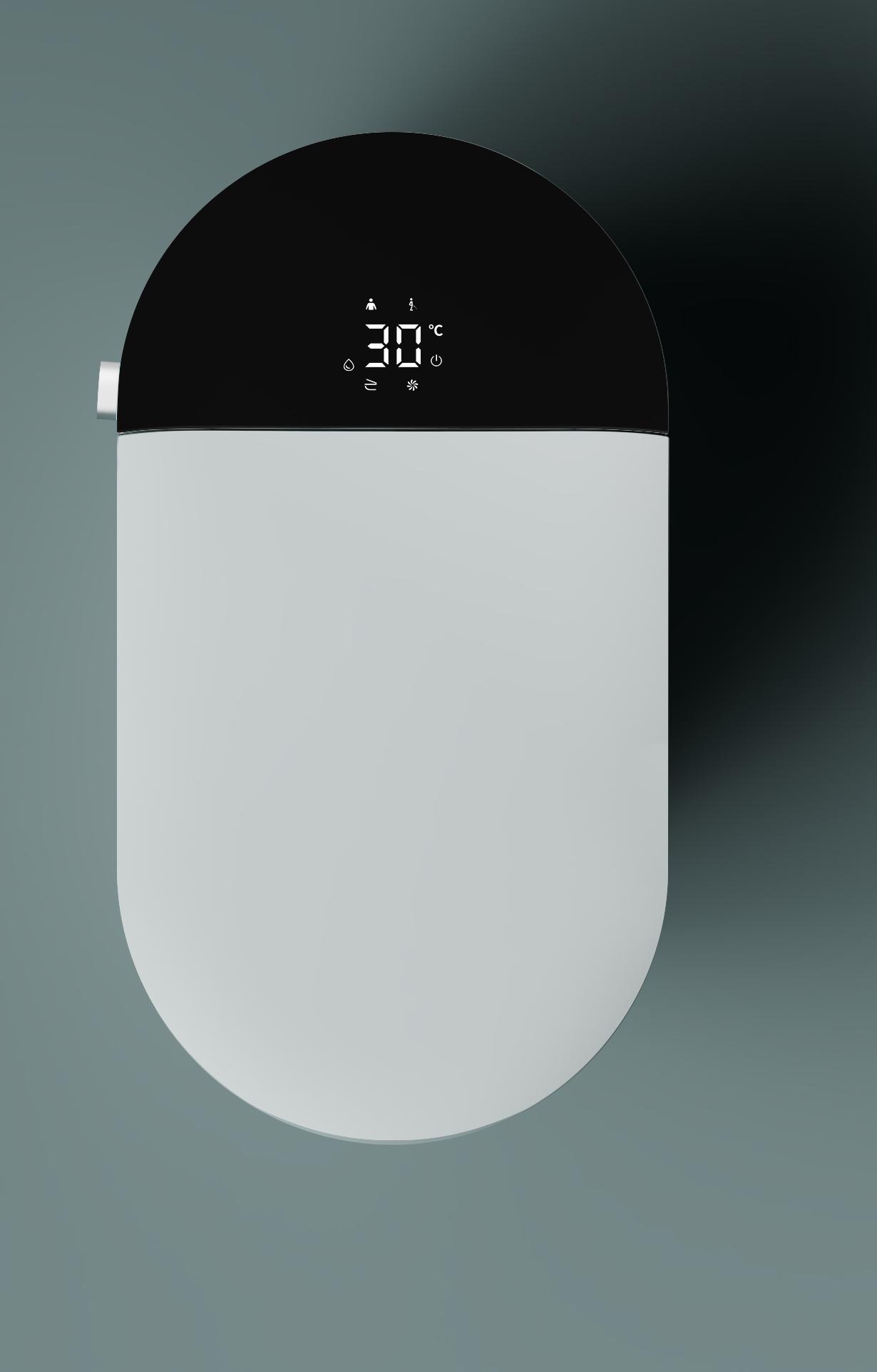 Электронный приставной унитаз Timo TЕ-741B с функцией биде