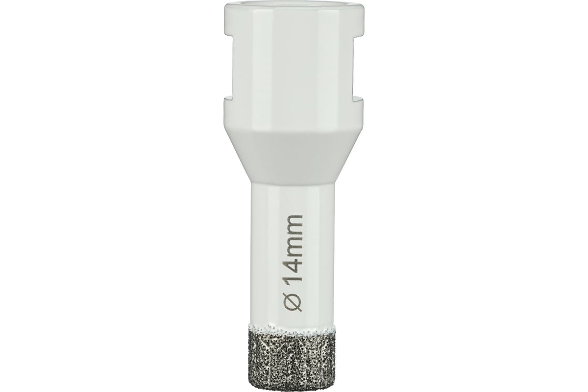 Коронка алмазная по керамограниту 14 мм, M14 на УШМ Diamond Industrial DIDKVP14M14