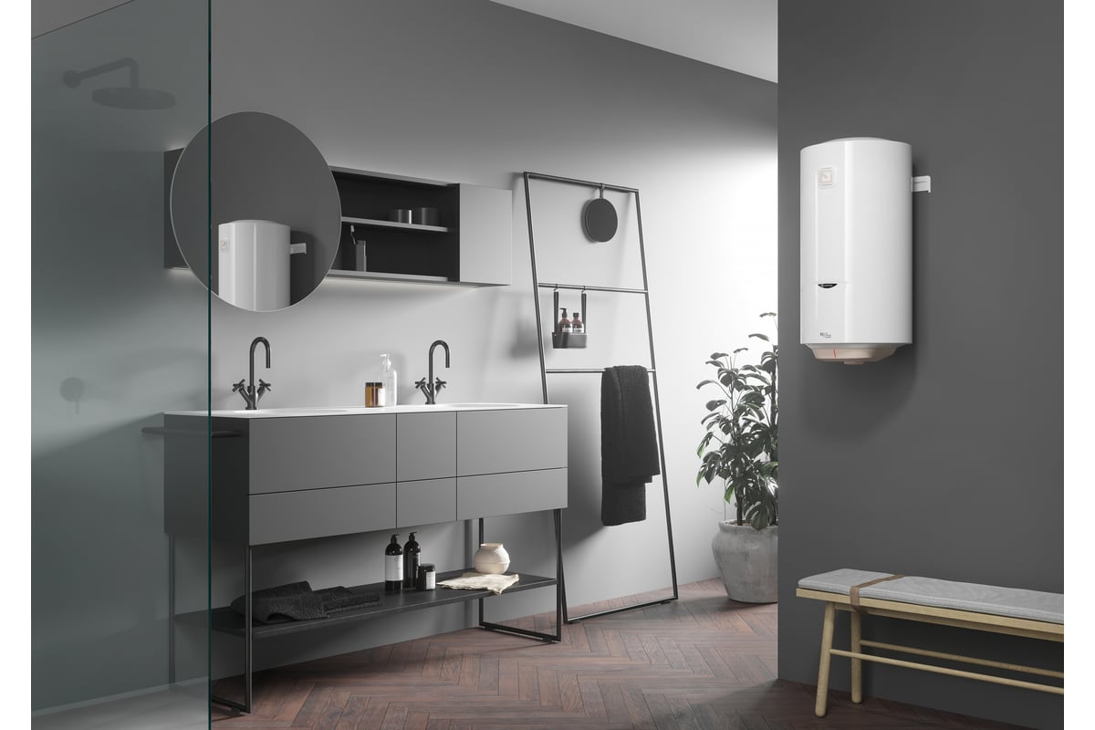 Накопительный водонагреватель Ariston DUNE1 R INOX 80 V 1,5K SLIM PL 3700640