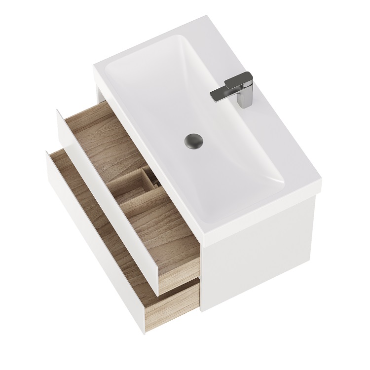 Мебель для ванной Creto Scala 80 см белый