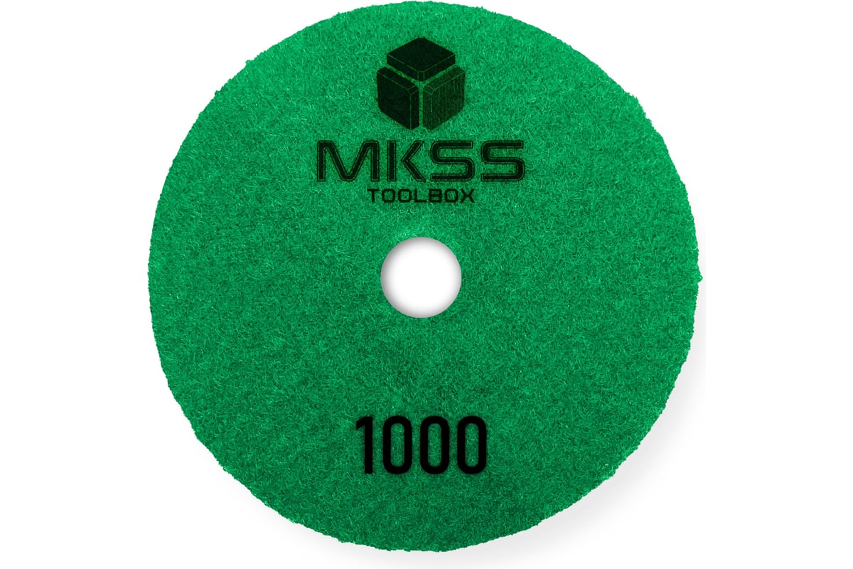 Алмазный гибкий шлифовальный круг MKSS Toolbox MK2604 АГШК Ø100 Р1000 для мокрой полировки MKSS MK26041000