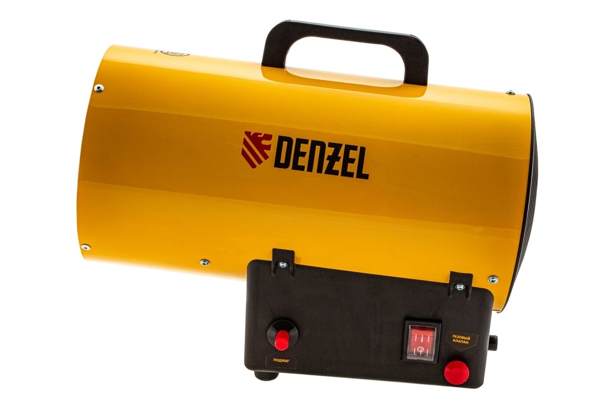 Газовая тепловая пушка Denzel GHG-15, 15 кВт, 500 м3/ч, пропан-бутан 96477