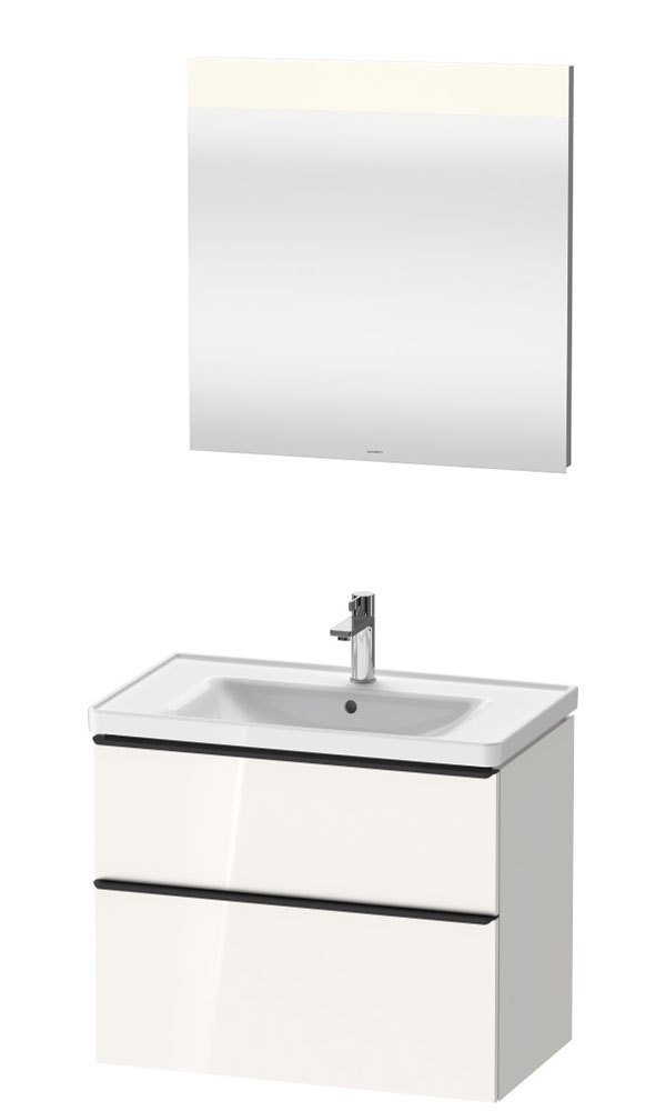 Мебель для ванной Duravit D-Neo 80 см White High Gloss Decor