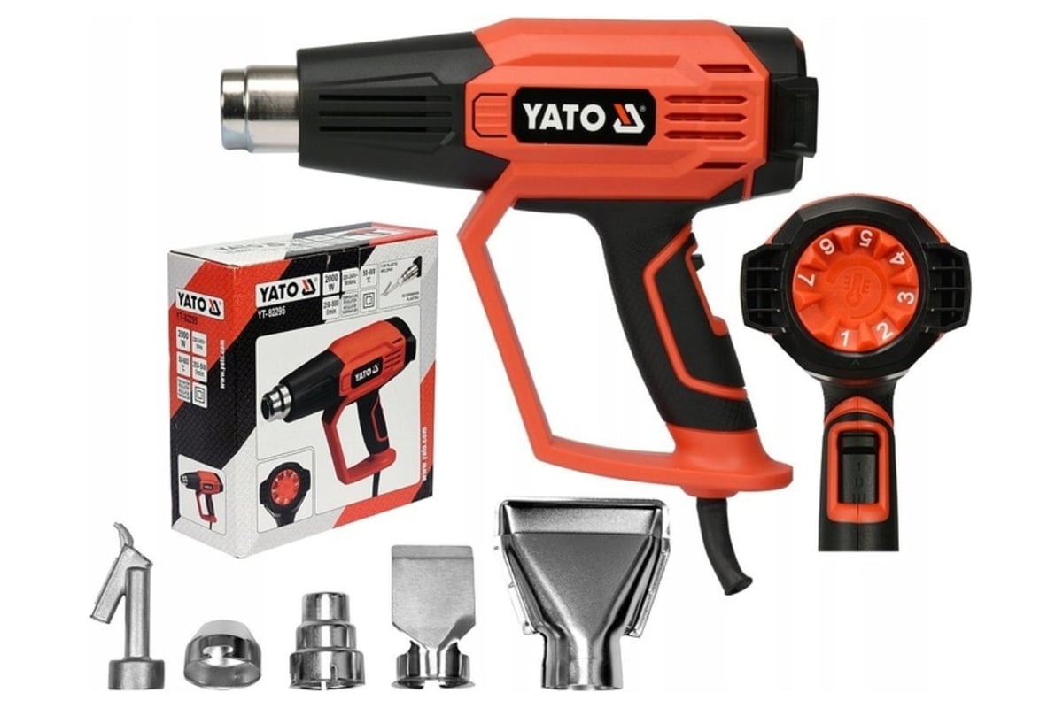 Технический фен Yato 2000Вт, 50-600C YT-82295