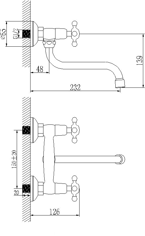 Смеситель для раковины Lemark Standard LM2111C