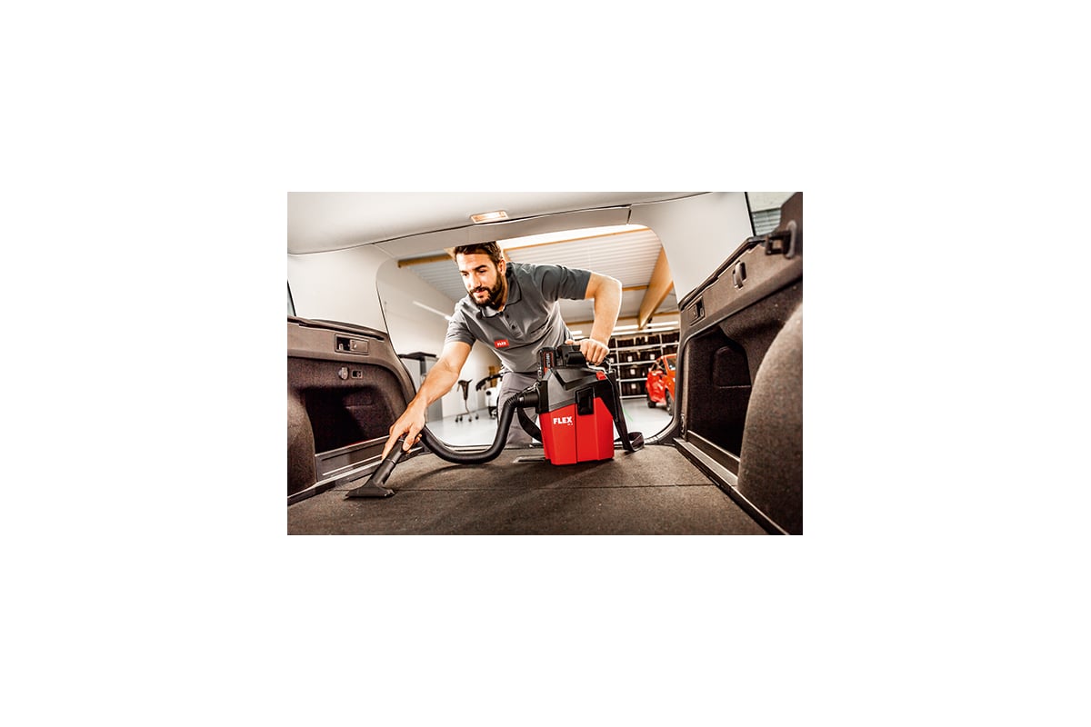 Профессиональный аккумуляторный пылесос Flex VC 6 L MC 18.0, 6 л, класс L, 18.0 В 481491