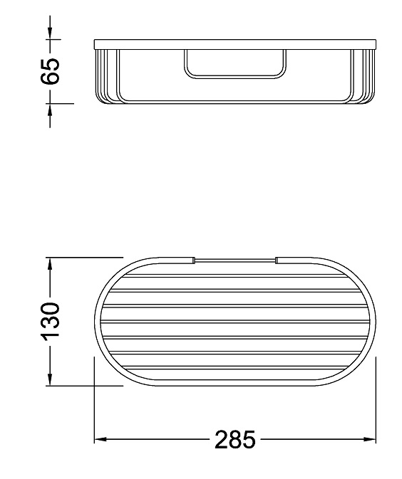 Полка Timo Nelson 150078/00 chrome