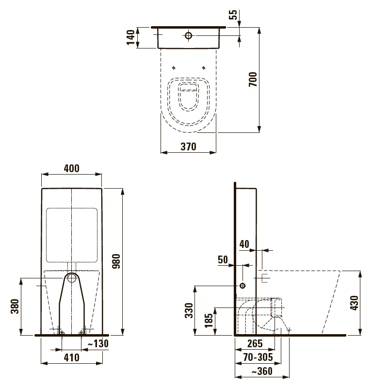 Бачок для унитаза Laufen Kartell 8.2866.1.000.881.1