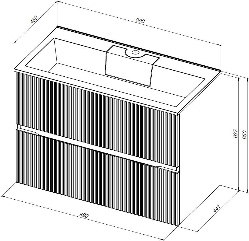 Тумба с раковиной Aquanet Джейн 90 см Тумба с раковиной Aquanet Джейн 90 см