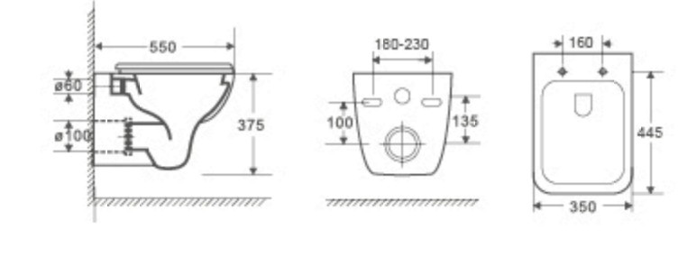 Комплект Weltwasser 10000010731 унитаз Kehlbach 004 GL-WT + инсталляция Marberg 410 + кнопка Mar 410 SE MT-BL