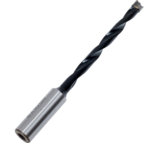 Сверло присадочное усиленное "глухое" (6x105 мм; S=10x20 мм; RH) ROTIS 412.06105R
