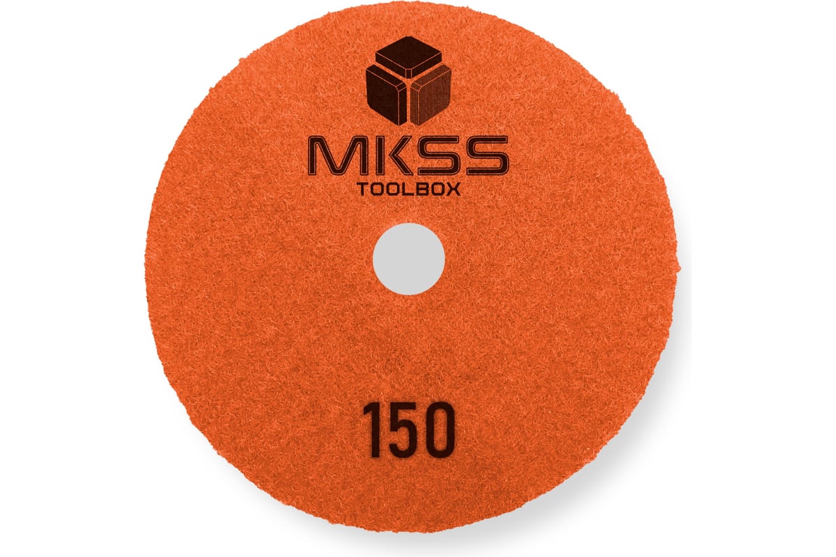 Алмазный гибкий шлифовальный круг MKSS Toolbox MK2606 АГШК Ø100 Р150 для сухой шлифовки MKSS MK26060150