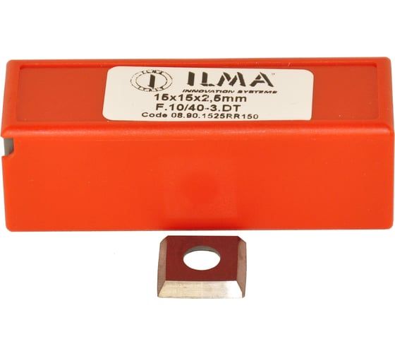 Нож сменный квадратный твердосплавный ILMA 15x15x2,5 стандарт 30º R=150 HW 08.90.1525RR150