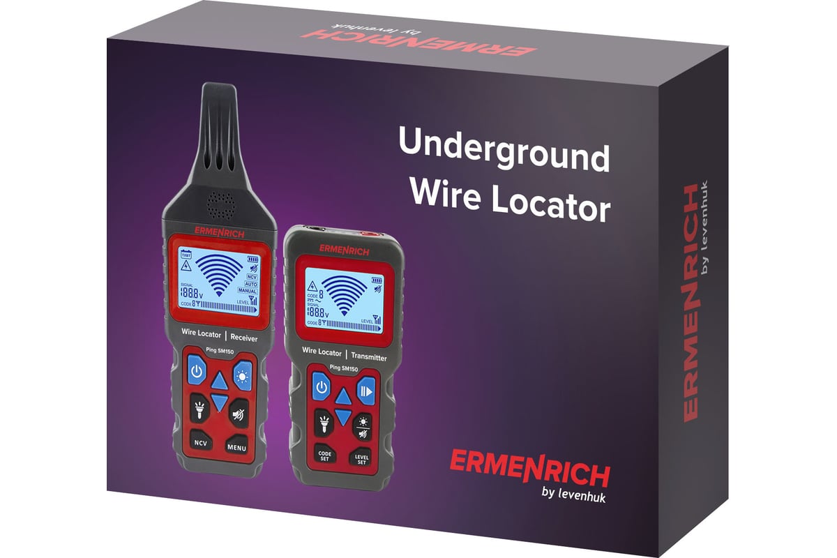 Детектор подземных проводов Ermenrich ping sm150 82551