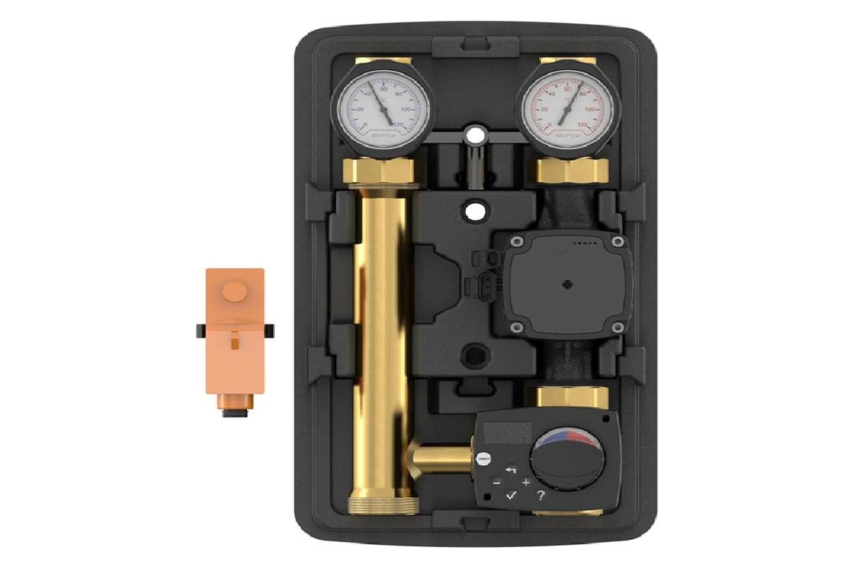 Насосная группа Meibes MeiFlow TOP S MC-CV DN25 с электронным термостатом, без насоса M45990EA