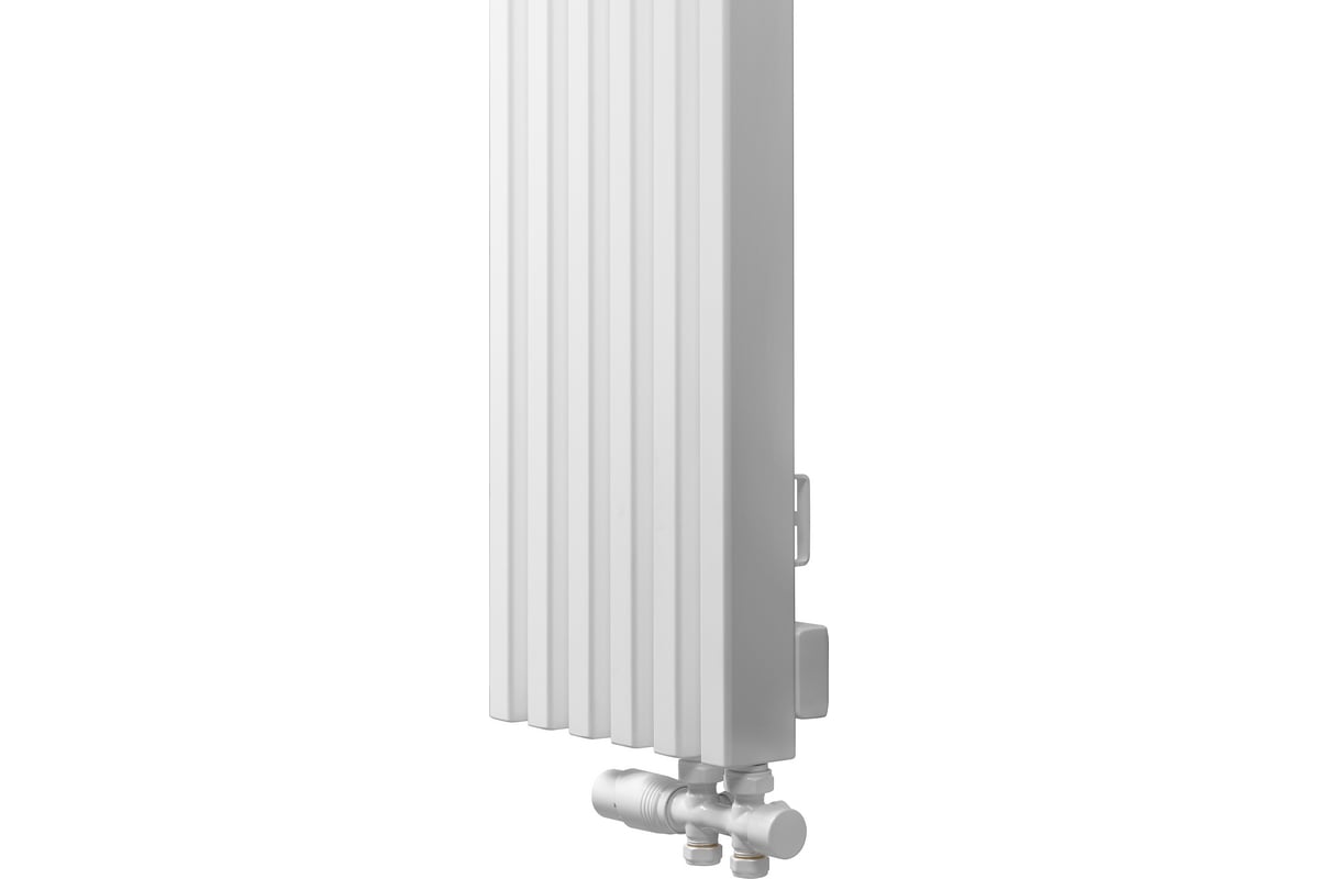Вертикальный радиатор c нижним подключением, ARBIOLA Compact V 1500-63-04 VR, RAL 9016 матовый белый 255303