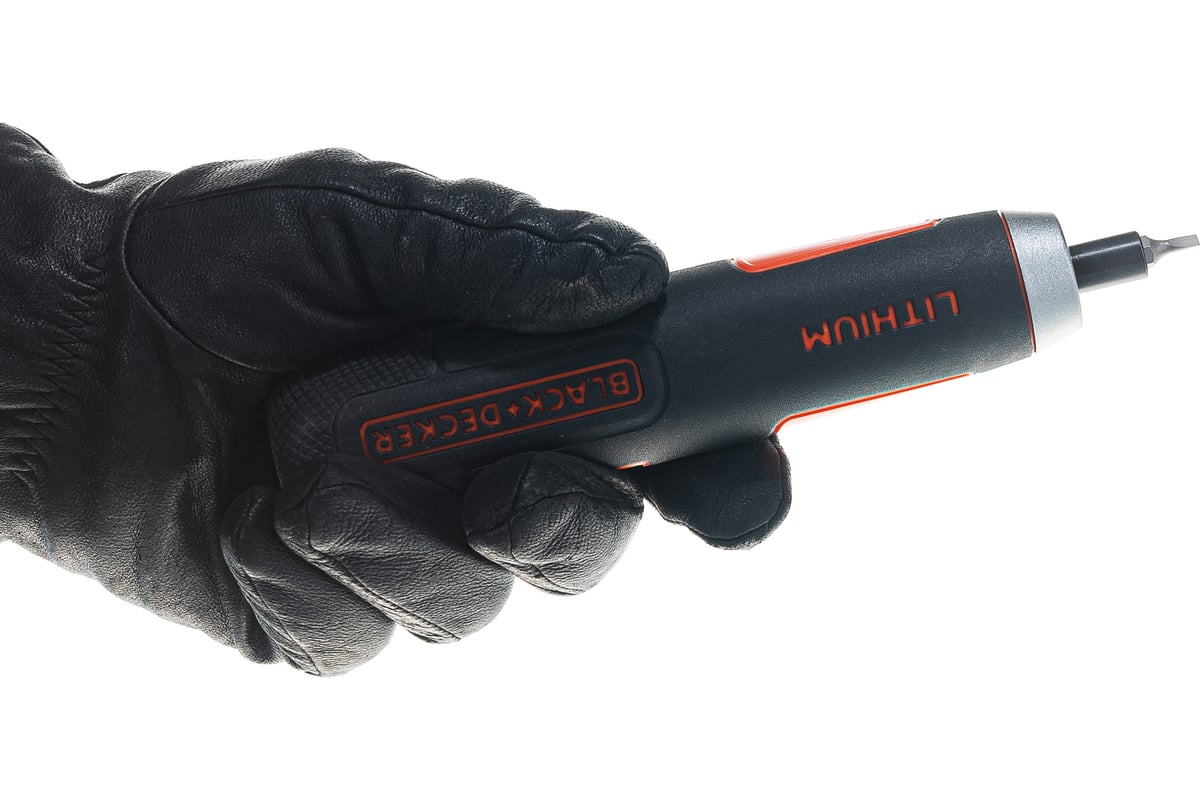 Аккумуляторная отвертка Black&Decker ION + 4 насадки BD40K4-RU