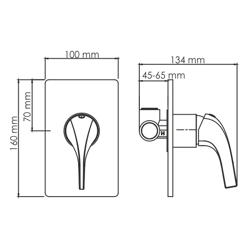 Смеситель для биде WasserKRAFT Sauer A71097 золото