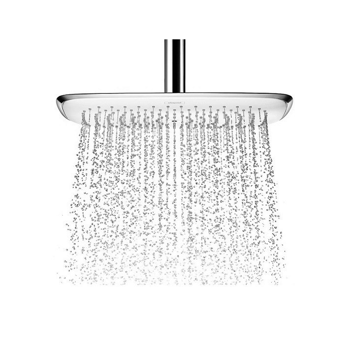 Верхний душ Hansgrohe PuraVida 27390400 хром/белый