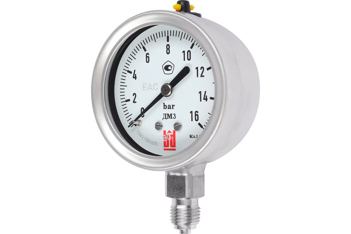 Манометр ДМ 3 063 Р (0-16) бар, кл.1.5, G1/4, DIN CASE BD 1153100005