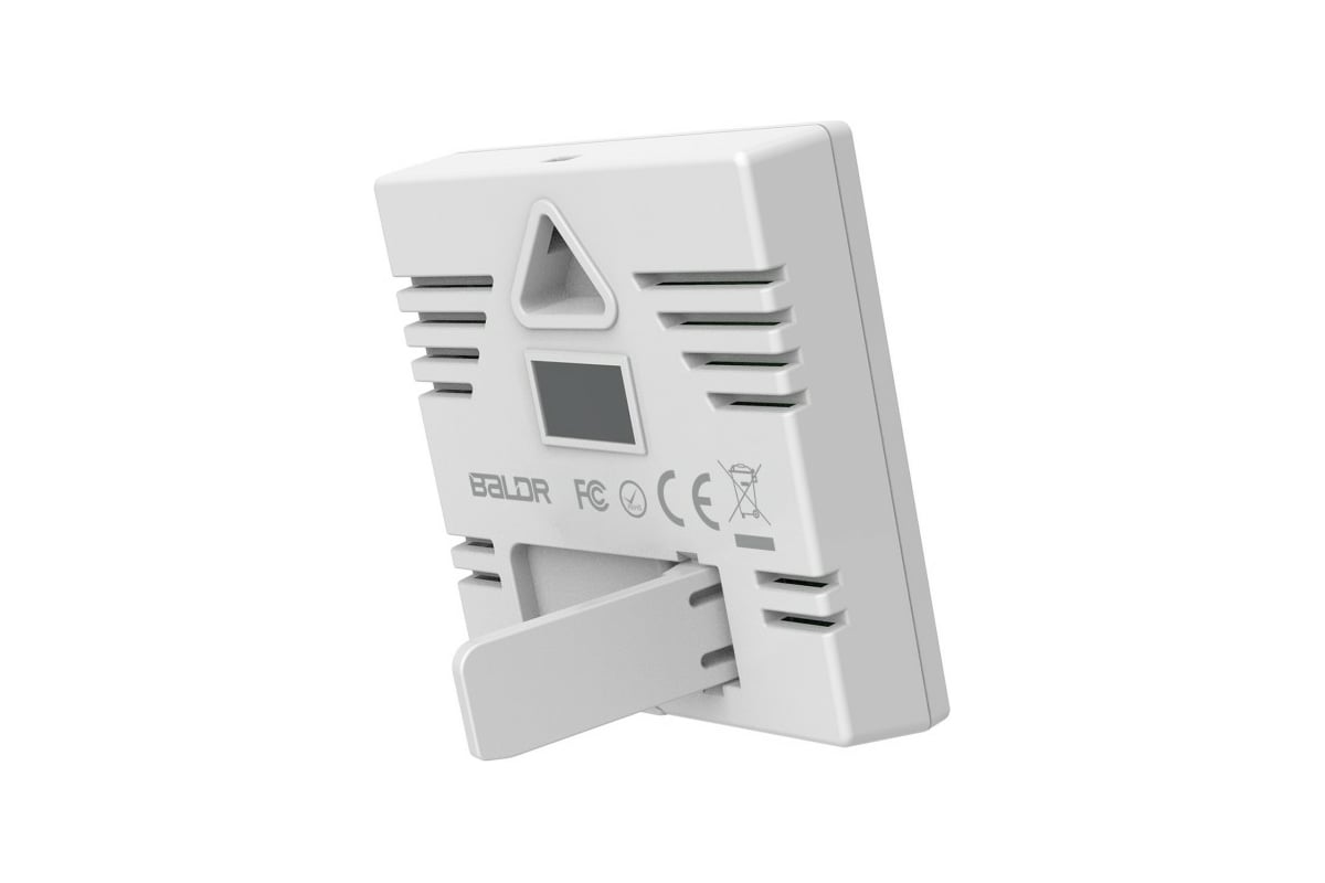 Цифровой термогигрометр с внешним датчиком BALDR B0387TH-WHITE