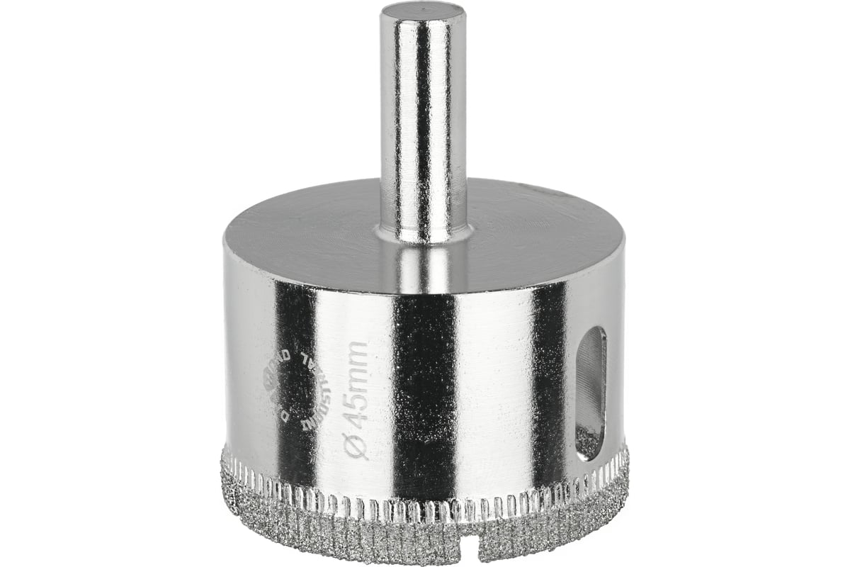 Коронка алмазная по керамике, плитке и стеклу 45 мм Diamond Industrial DIDCBC045