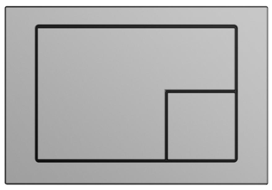 Кнопка смыва Cersanit Corner A64107 матовый хром
