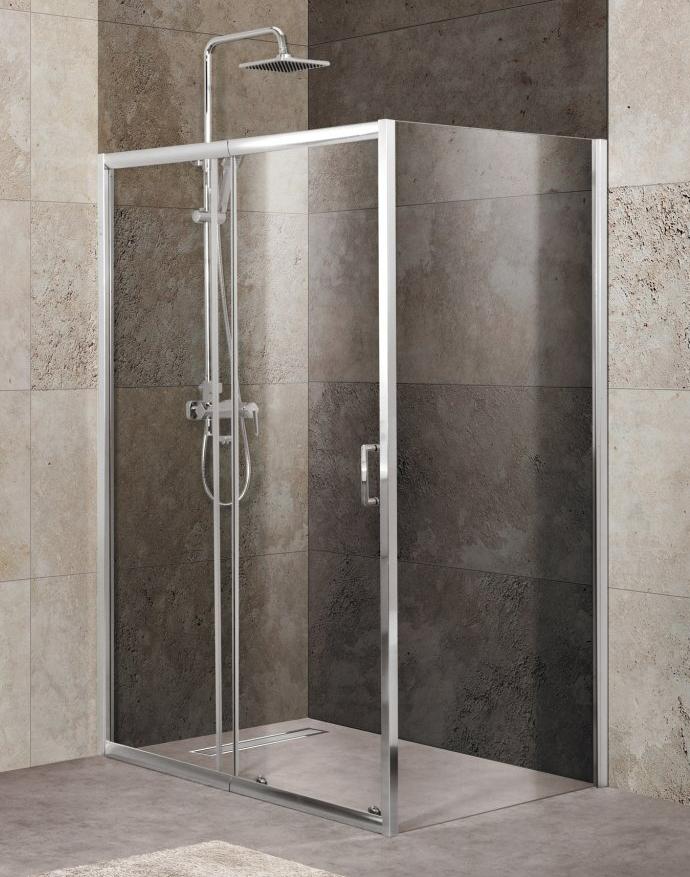 Душевой уголок BelBagno Unique UNIQUE-AH-1-100/115-100-C-Cr 105-115x100 прозрачный, хром