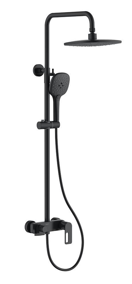 Душевая стойка Black&White Gravity GL-9102-MB черный матовый Душевая стойка Black&White Gravity GL-9102-MB черный матовый