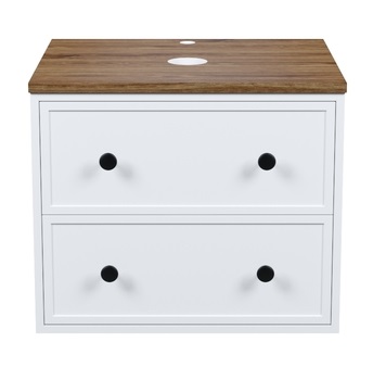 Тумба со столешницей Iddis Torr 60 см, МДФ макадамия орех