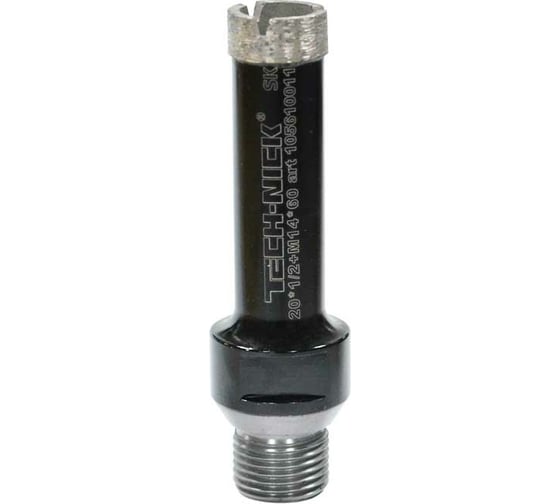 Коронка алмазная, спекание 20х60 мм, 1/2/M14 SK TECH-NICK 105610011