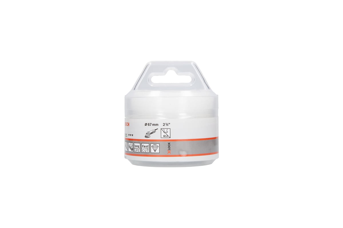 Алмазная коронка Dry Speed X-LOCK 67 мм Bosch 2608599021