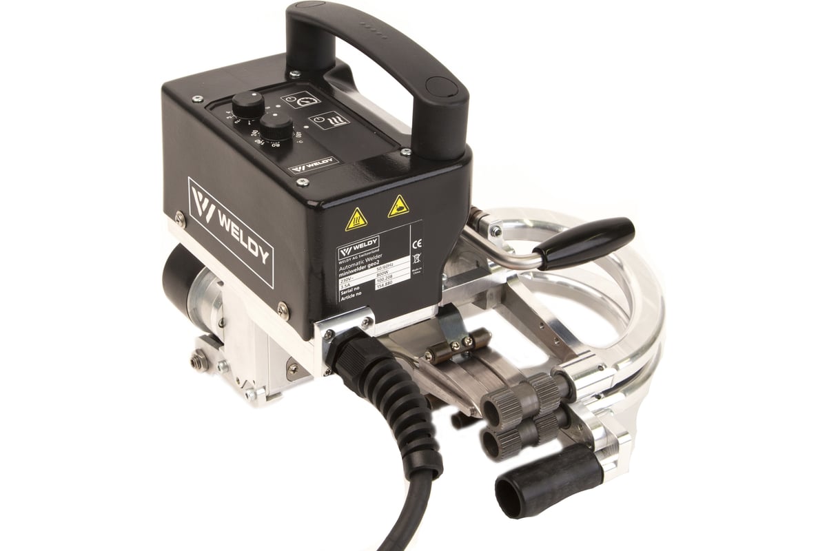 Сварочный аппарат Weldy Miniwelder Geo 2 230В/800Вт, стальной клин, с пров. каналом 154.884