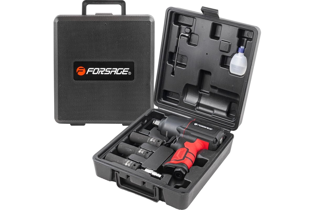 Ударный пневмогайковерт Forsage Twin Hammer F-82549K4(48139)
