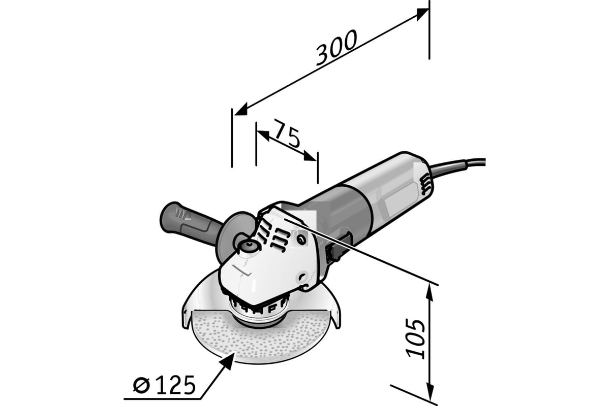 Угловая шлифовальная машина Flex L 8-11 125 458333