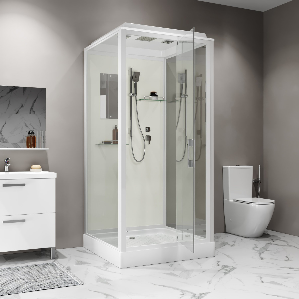 Душевая кабина Niagara Standart ST100/15Q 100x100 стекло прозрачное, без г/м