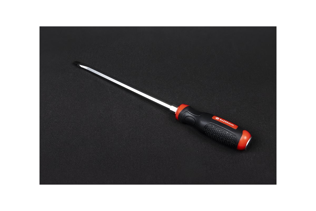 Силовая шлицевая отвертка Станкоимпорт SL8x200 CS-30.6.4
