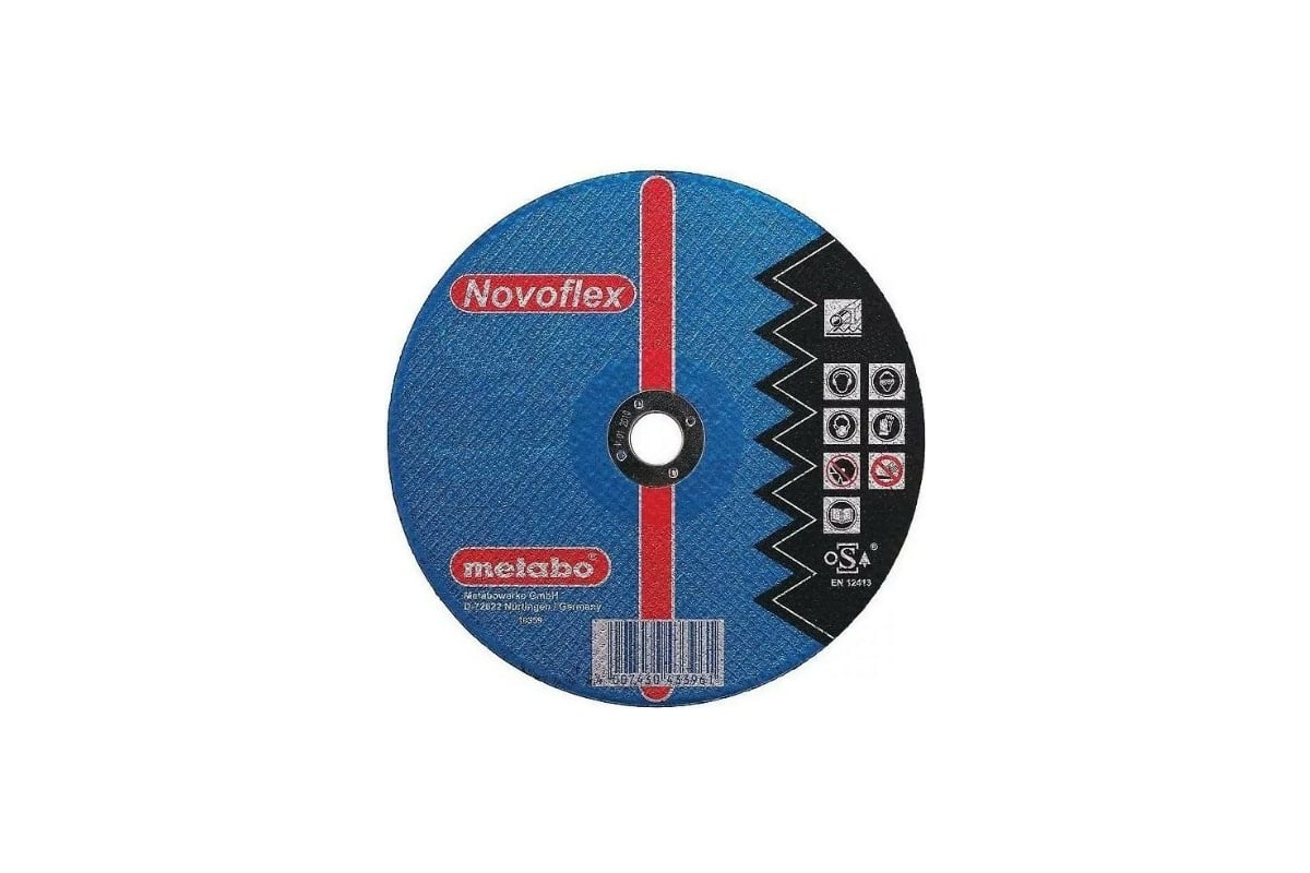 Круг обдирочный по стали Novoflex SP 125x6,0х22.2 мм Metabo 617024000