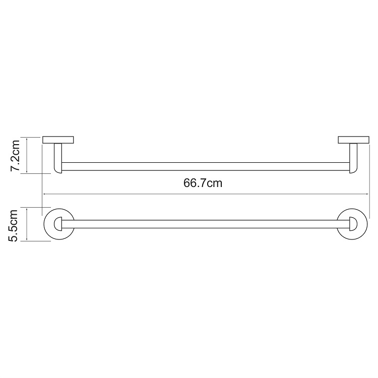 Полотенцедержатель WasserKRAFT Rhein K-6230