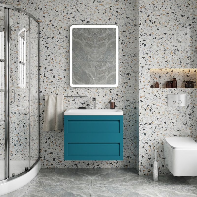Мебель для ванной Art&Max Platino 75 см бирюзовый матовый