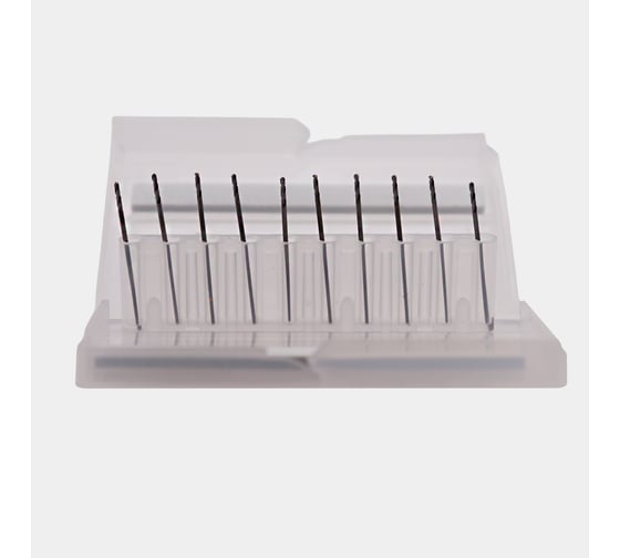 Сверло твердосплавное цельное короткое, ц/х, 10 шт, 1.0x6х32 мм, ВК8, 2300-3751, ГОСТ 17274-71 РОСИНСТРУМЕНТ 233751U