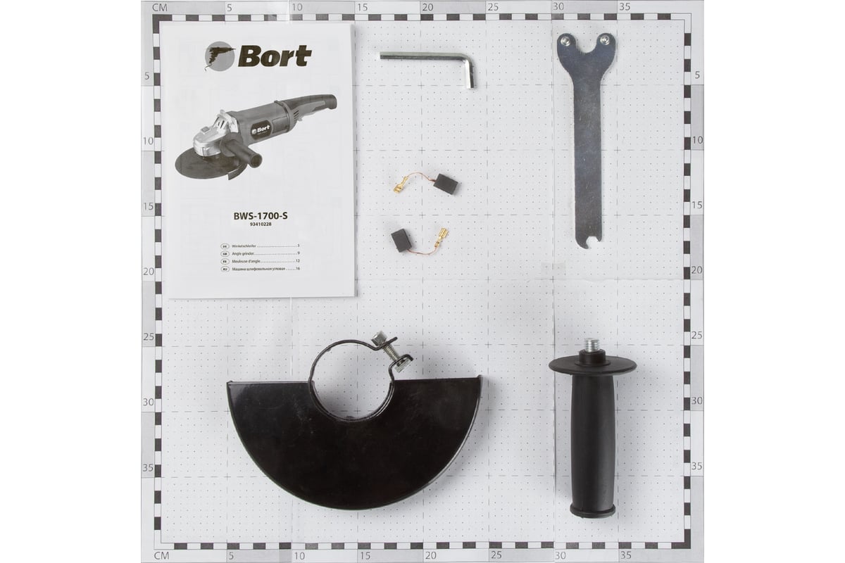 Угловая шлифовальная машина Bort BWS-1700-S 93410228